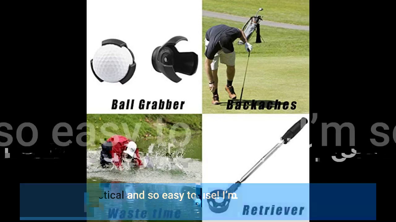 [Real Reviews] [Longest: 78.7inch] Golf Ball Retriever with 2 Golf Ball Grabbers, Stainless Ext…