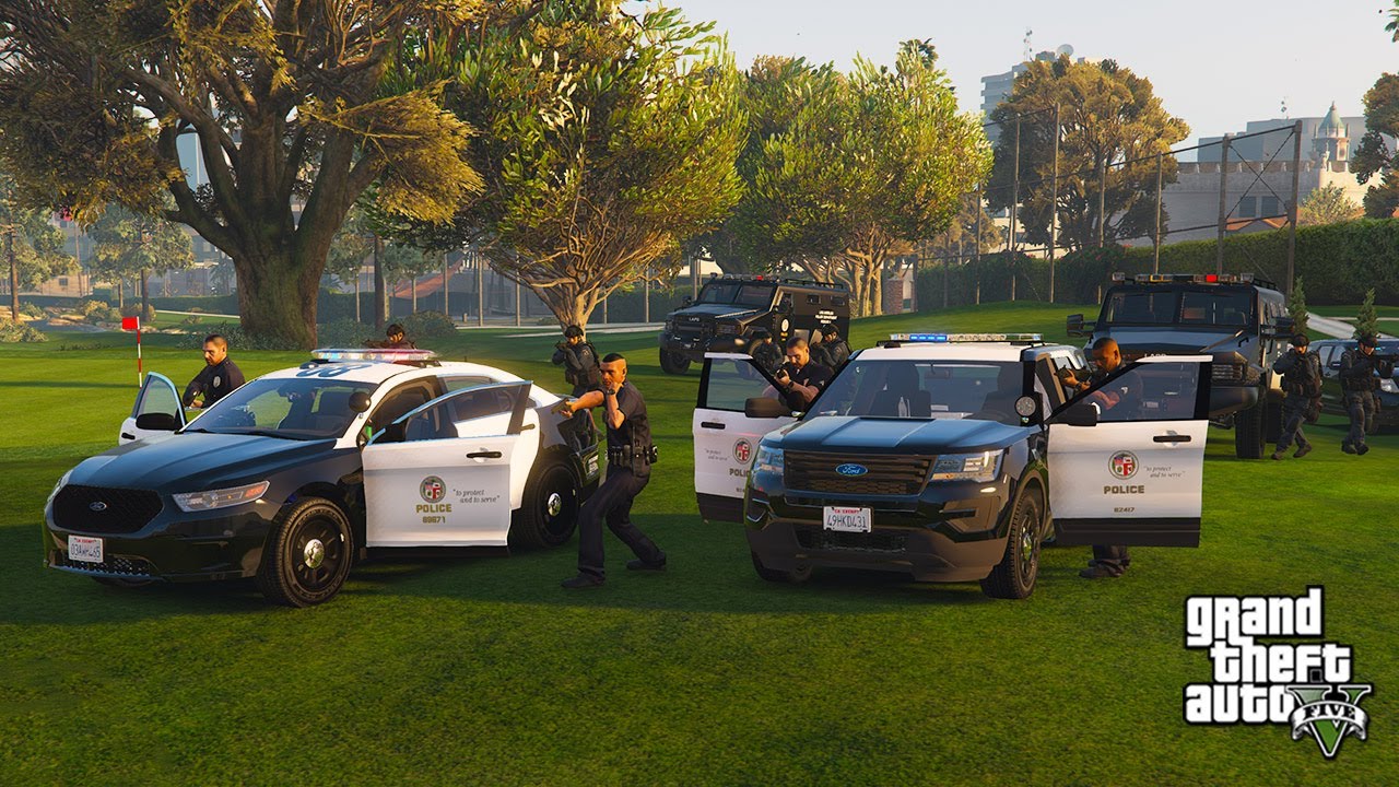 Shooter at the Golf Club! LAPD Called!! (GTA 5 LSPDFR Mod #298)