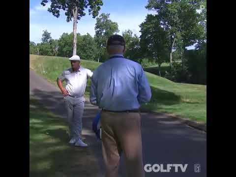 Did Bryson DeChambeau Hit the Ball Out of Bounds? Either Way He Still Scored a 10!