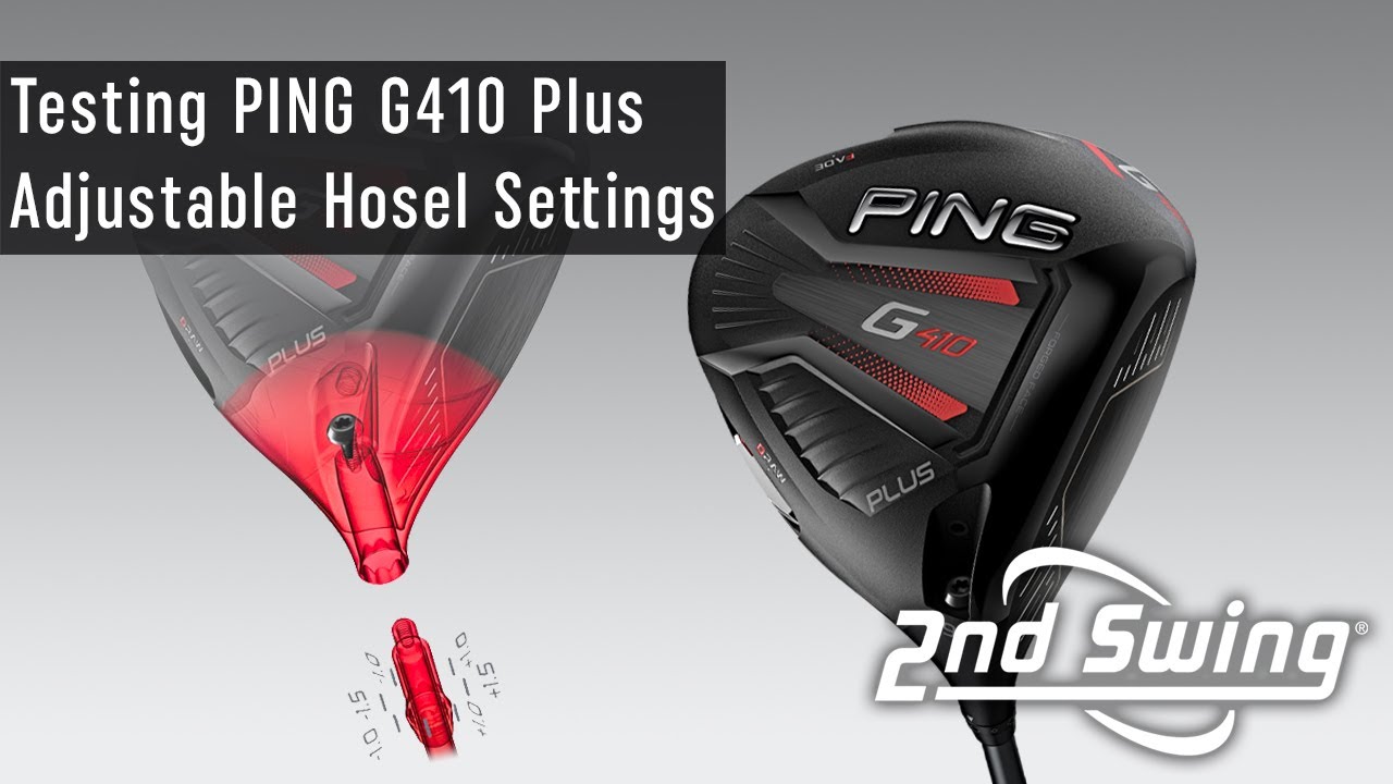 PING G410 Plus Driver Adjustable Hosel Settings | Trackman Testing & Feedback