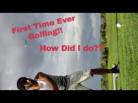 First Time Golfing! I went to golf the first time ever and thought it was so much fun, How'd i do???