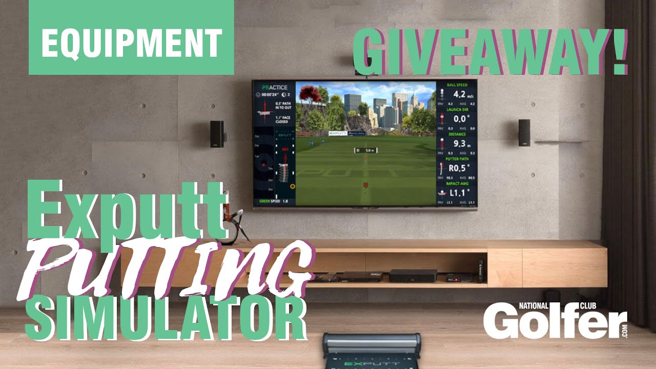 Bring the practice green to your living room with the Exputt simulator + WE HAVE ONE TO GIVE AWAY!