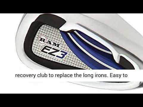 RAM Golf EZ3 Mens Golf Clubs Set with Stand Bag – Graphite/Steel Shafts