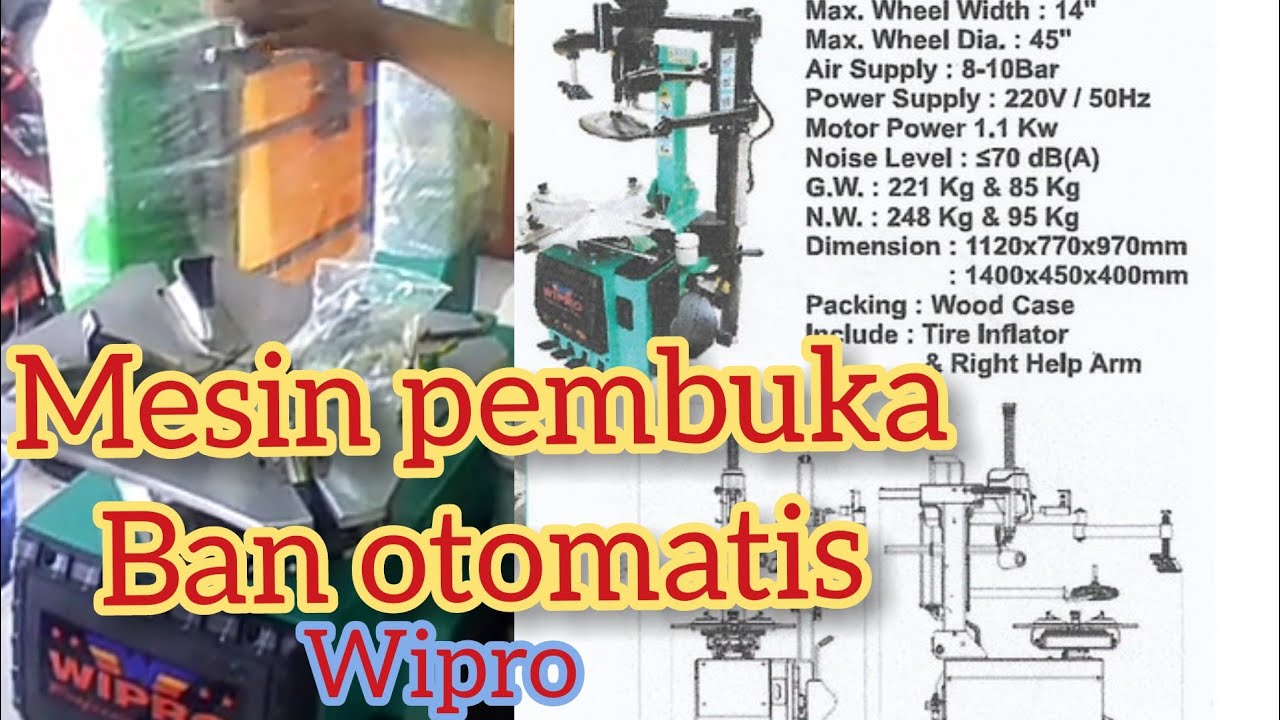 alat pembuka ban motor otomatis