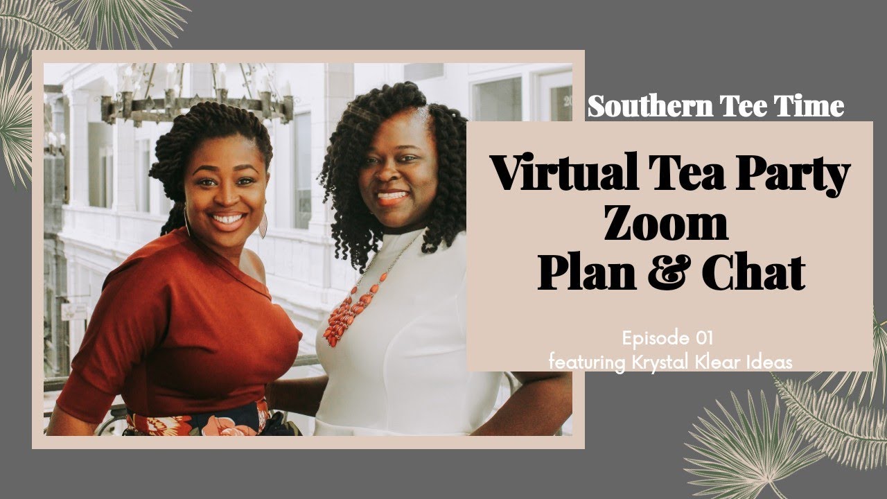 Virtual Tea Party: Plan and Chat with Krystal Klear Ideas | Zoom This or That Plan and Chat