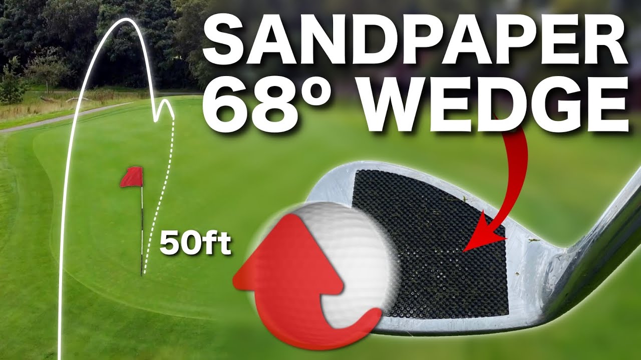 ILLEGAL Sandpaper 68º Golf Wedge | EXTREME backspin