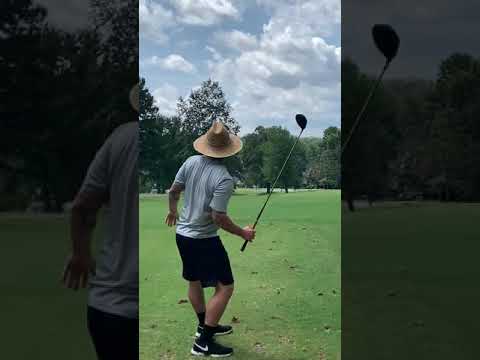 Our first time!!   Golfing..