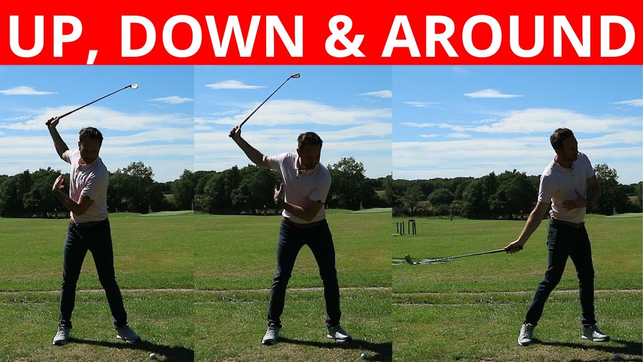 THE UP DOWN AND AROUND GOLF SWING