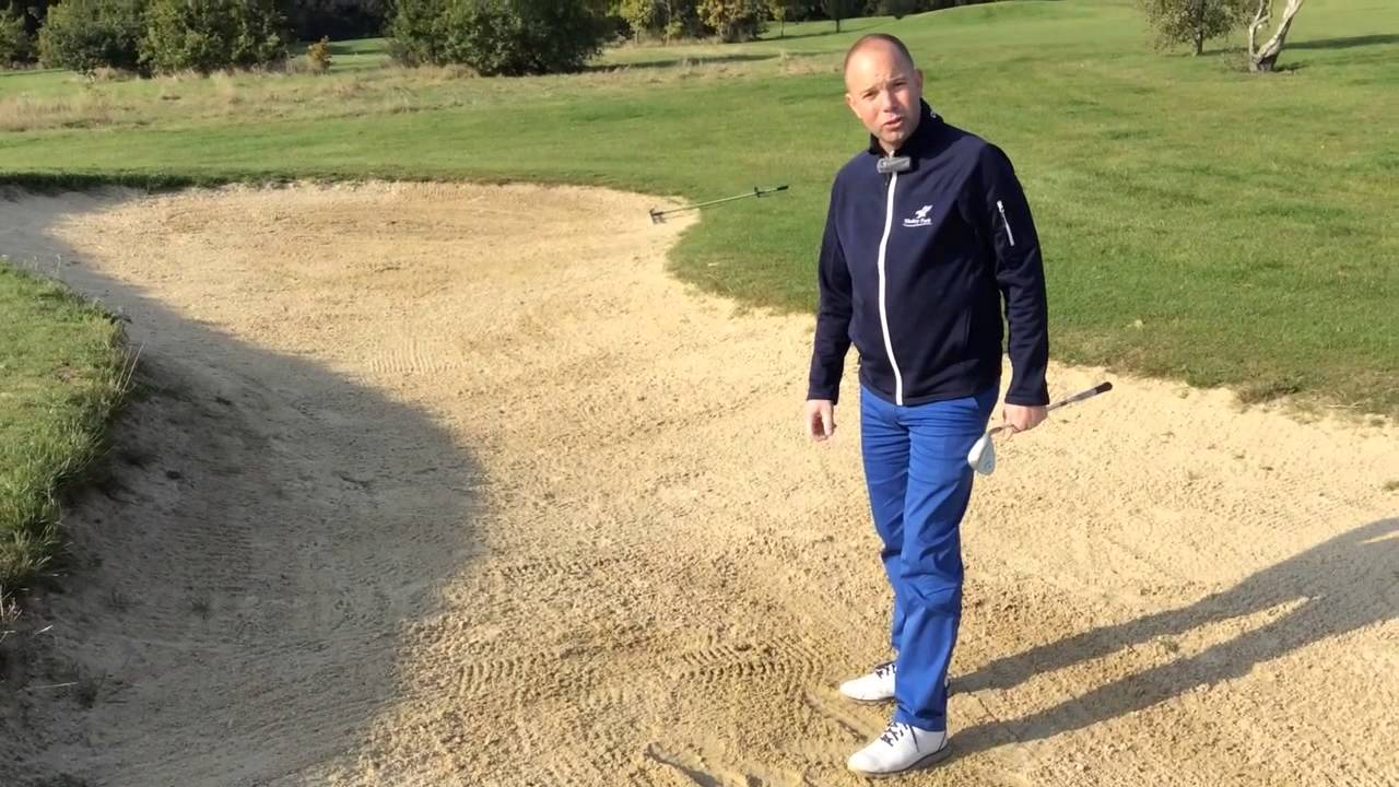 Etiquette of a bunker shot at Warley Park Golf Club