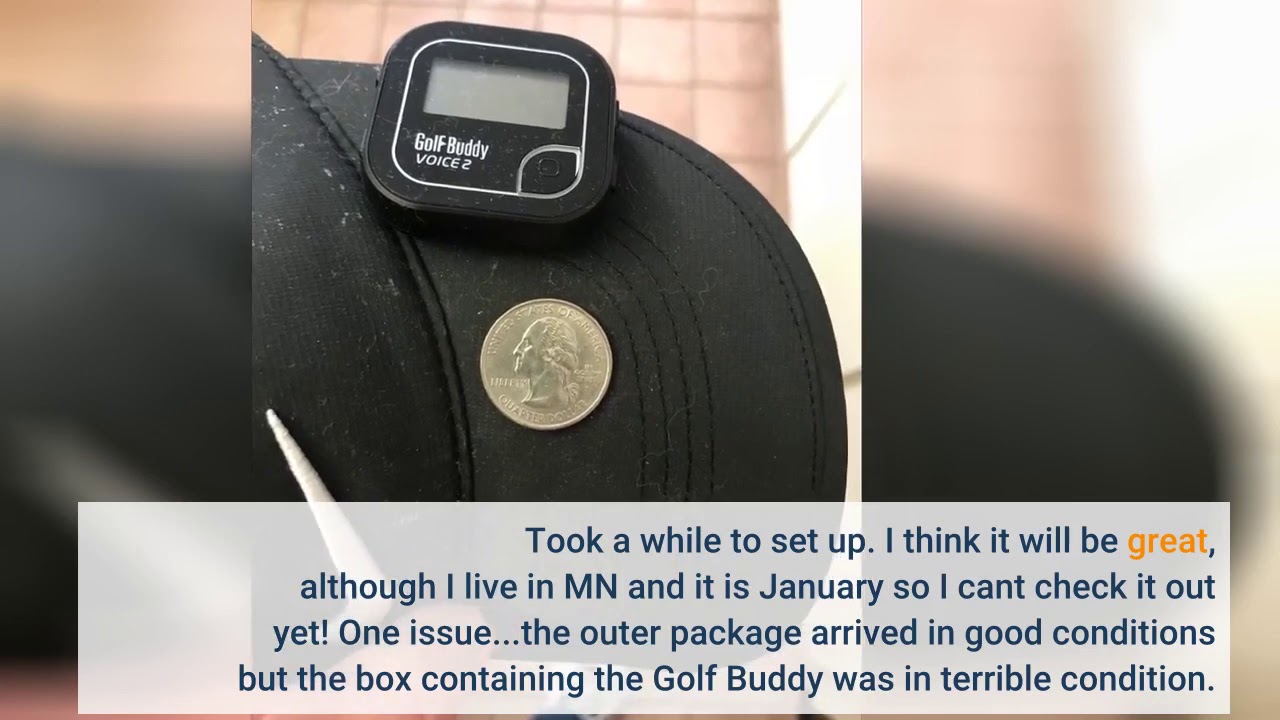 Best Reviewed! GolfBuddy Voice 2 Golf GPS/Rangefinder