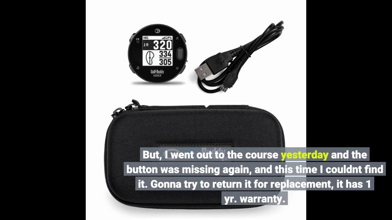 Best Reviewed! Golf Buddy Voicex Easy-to-Use Smart Talking Golf GPS