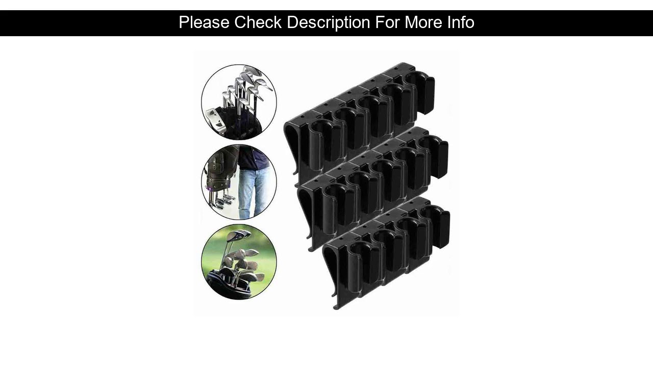 14 Pcs Sports Golf Bag Clip On Clamp Holder Putter Put Organizer Club Golf Club Grips Golf Equipmen