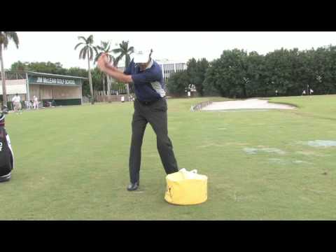 Golf Tips & Lessons : Practice Golf With an Impact Bag