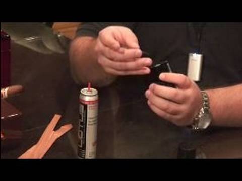 How to Hand Roll Cigars & Smoking Tips : Use of Cigar Lighters