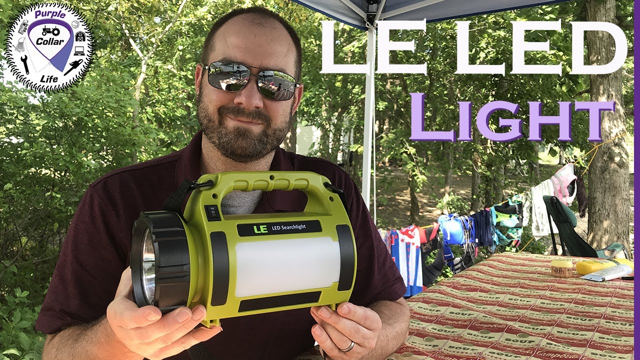 LE LED Searchlight flashlight review