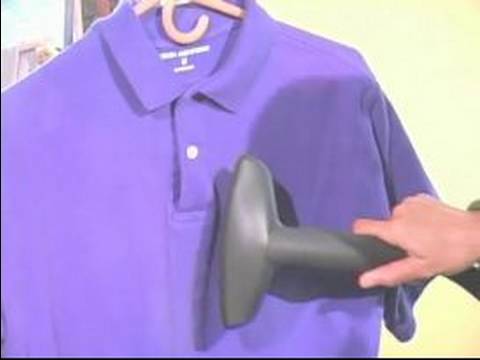 How to Iron Men's Dress Shirts : How to Steam Polo Shirts