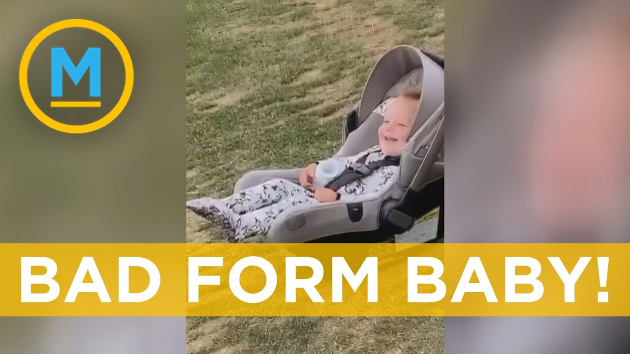 This baby does not know proper golf etiquette | Your Morning