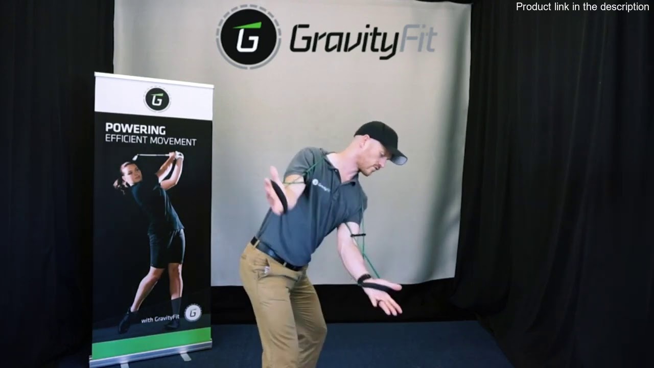 GRAVITYFIT TPro Golf Swing Trainer, Exercise Tool Training Aid, Strengthen & Aids Acceleration  #1