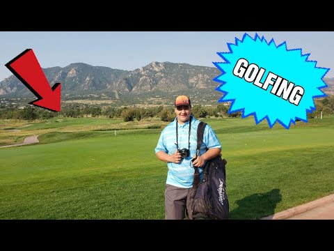 Golfing for the first time!.. (I suck at it) *funny*