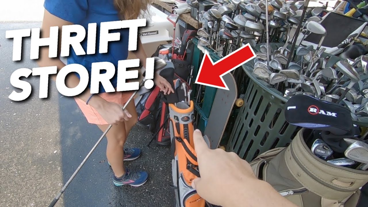 This THRIFT STORE Was LOADED With GOLF CLUBS!!