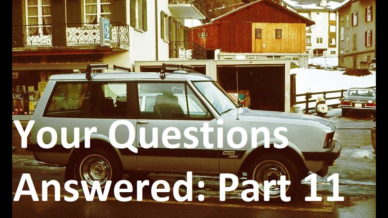 Your Questions Answered: Part Eleven! – Lloyd Vehicle Consulting