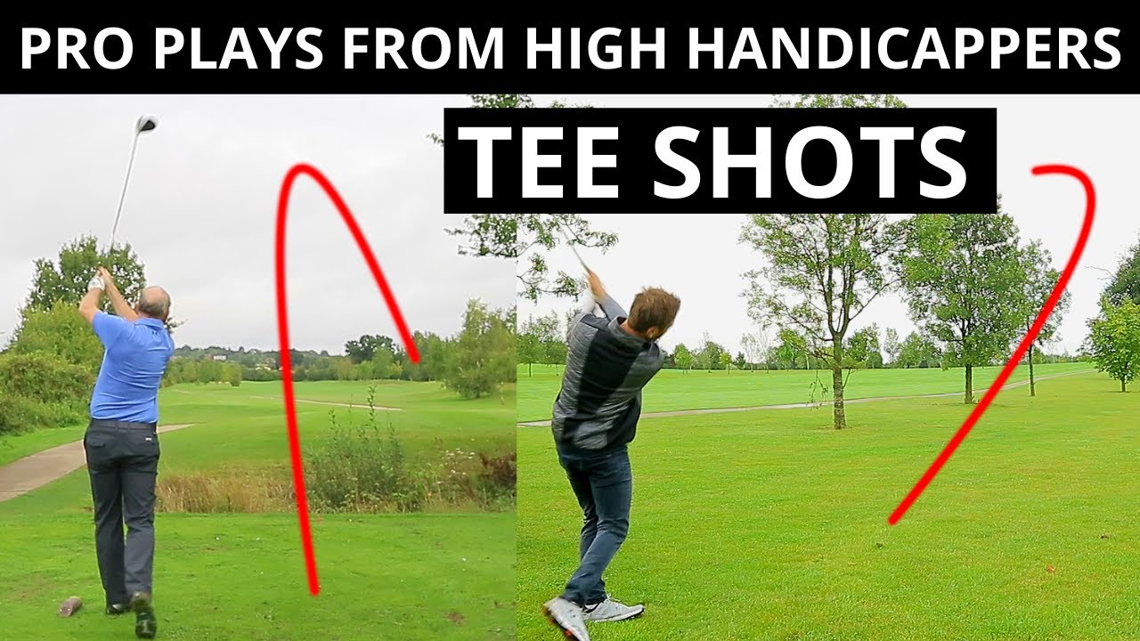 WHAT HAPPENS WHEN A PRO PLAYS FROM A HIGH HANDICAPPERS TEE SHOT??