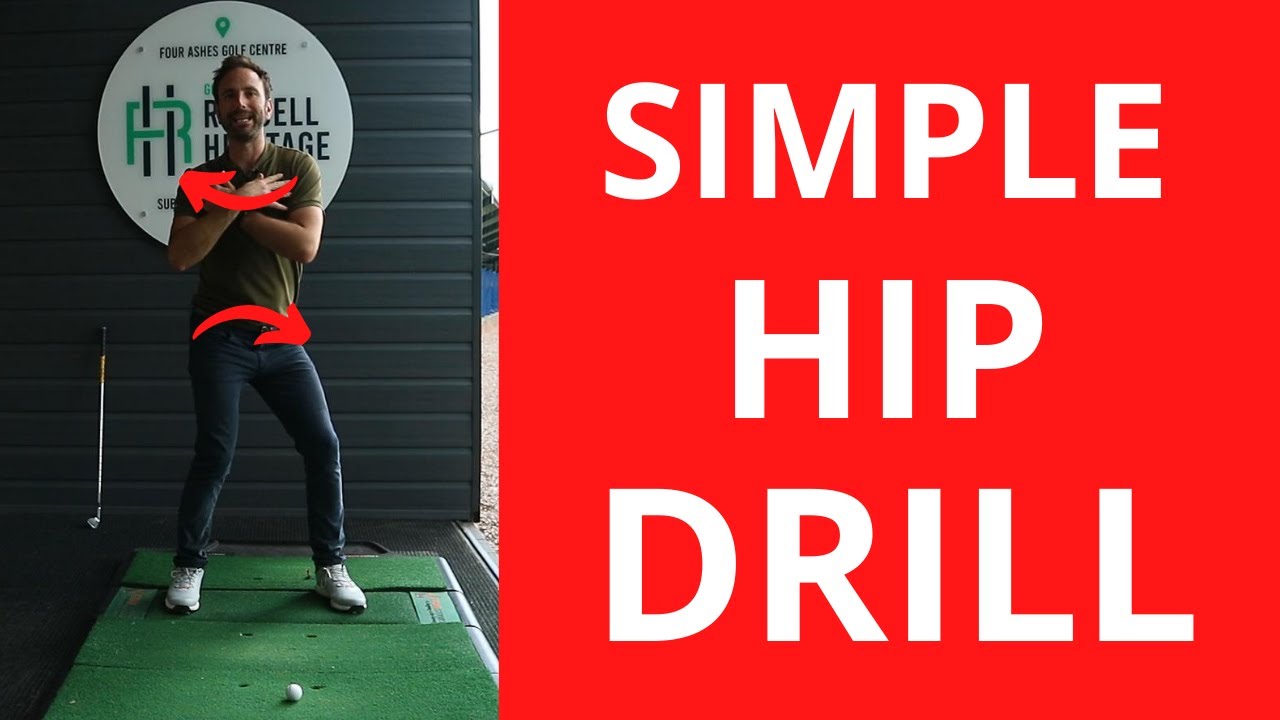 SIMPLE HIP ROTATION DRILL TO HELP YOU START THE DOWNSWING