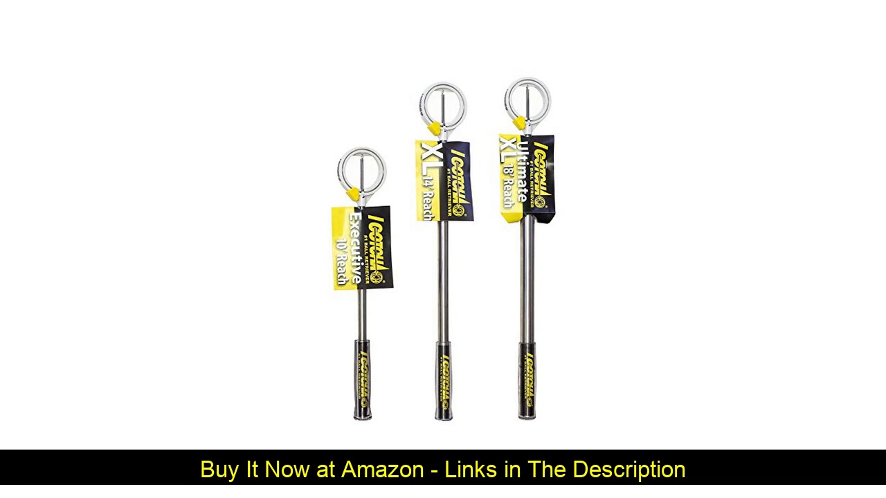 ▶️ I GOTCHA Ultimate Golf Ball Retriever-(18ft Reach)