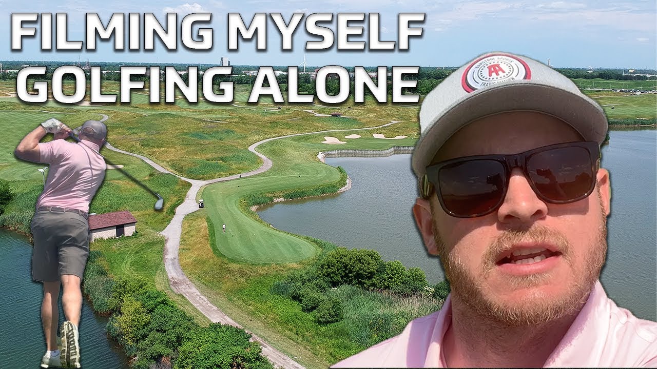 Trying To Golf While Recording Myself Playing Alone – Riggs Vs 17 at Harborside International