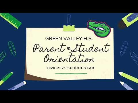 GREEN VALLEY ORIENTATION 2020