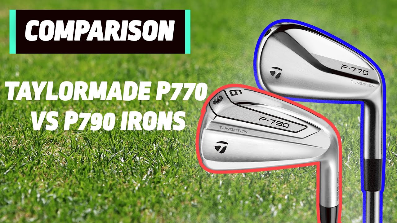 NEW TaylorMade P770 vs TaylorMade P790 | Irons Head to Head | Golfmagic.com