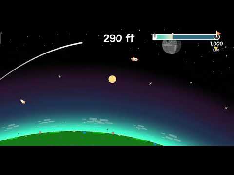 I play orbit golf for the first time and hit 2000ft