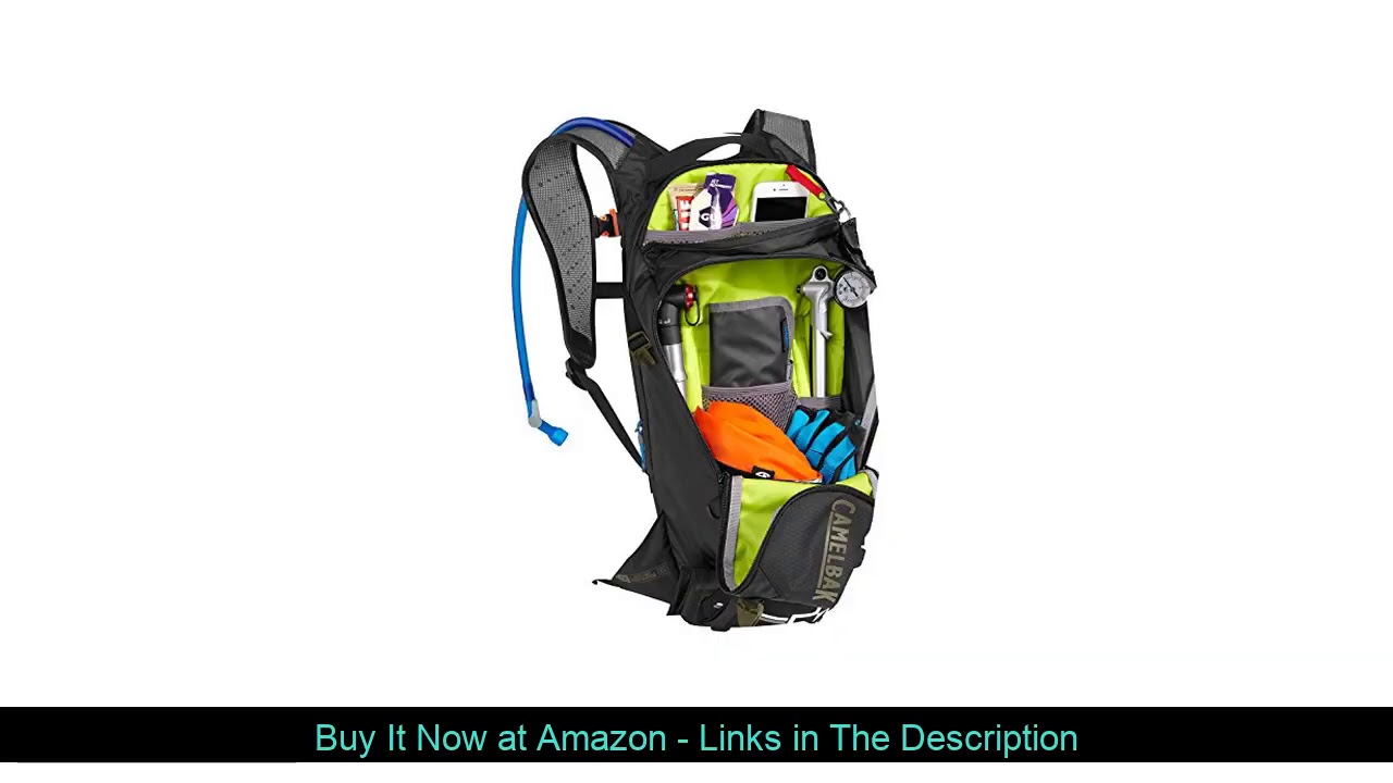 ⚡️ CamelBak T.O.R.O. Protector 14 100 oz Hydration Pack, Black/Burnt Olive