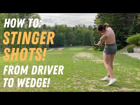 HOW TO HIT LOW SHOT STINGERS WITH ALL GOLF CLUBS-FROM DRIVER TO WEDGE-GOLF WRX