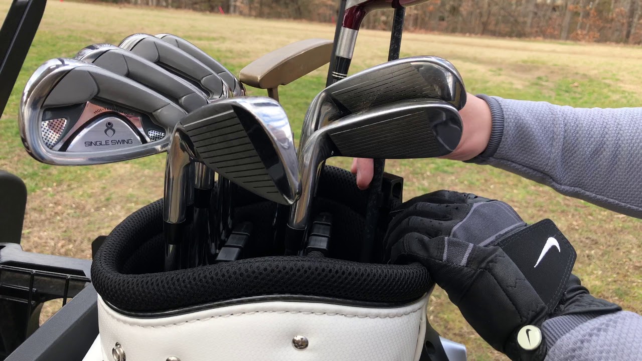 Golf club clip organizer