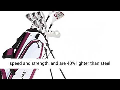 Aspire X1 Ladies Women’s Complete Golf Club Set Includes Driver, Fairway, Hybrid, 6-PW Irons