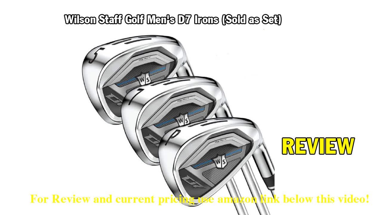 Review Wilson Staff Golf Men's D7 Irons (Sold as Set)