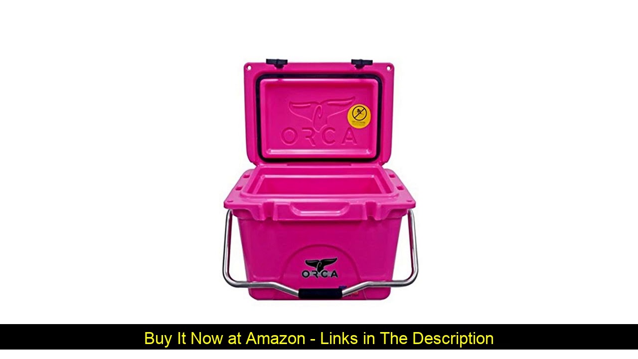 ⚡️ ORCA Extra Heavy Duty Cooler, Pink, 20-Quart