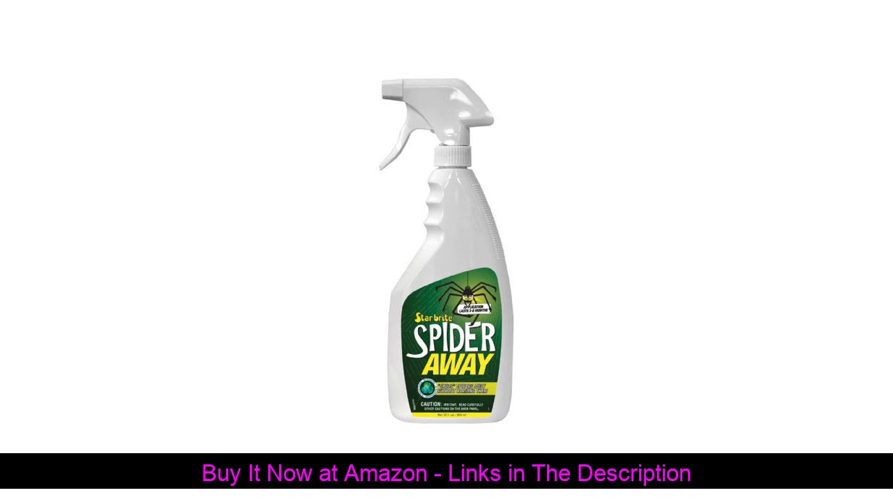 ▶️ Star brite Spider Away Natural Spider Repellent, 22 oz