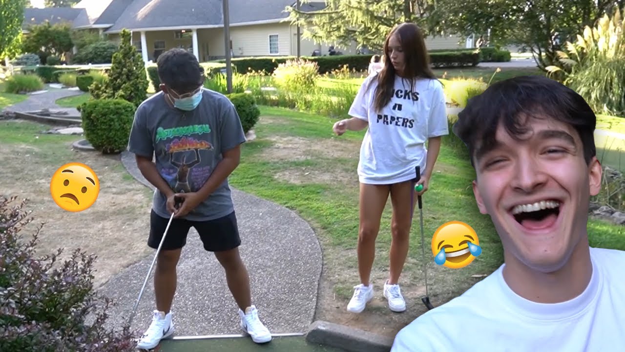 WE TRIED MINI-GOLF FOR THE FIRST TIME?! | The Pound