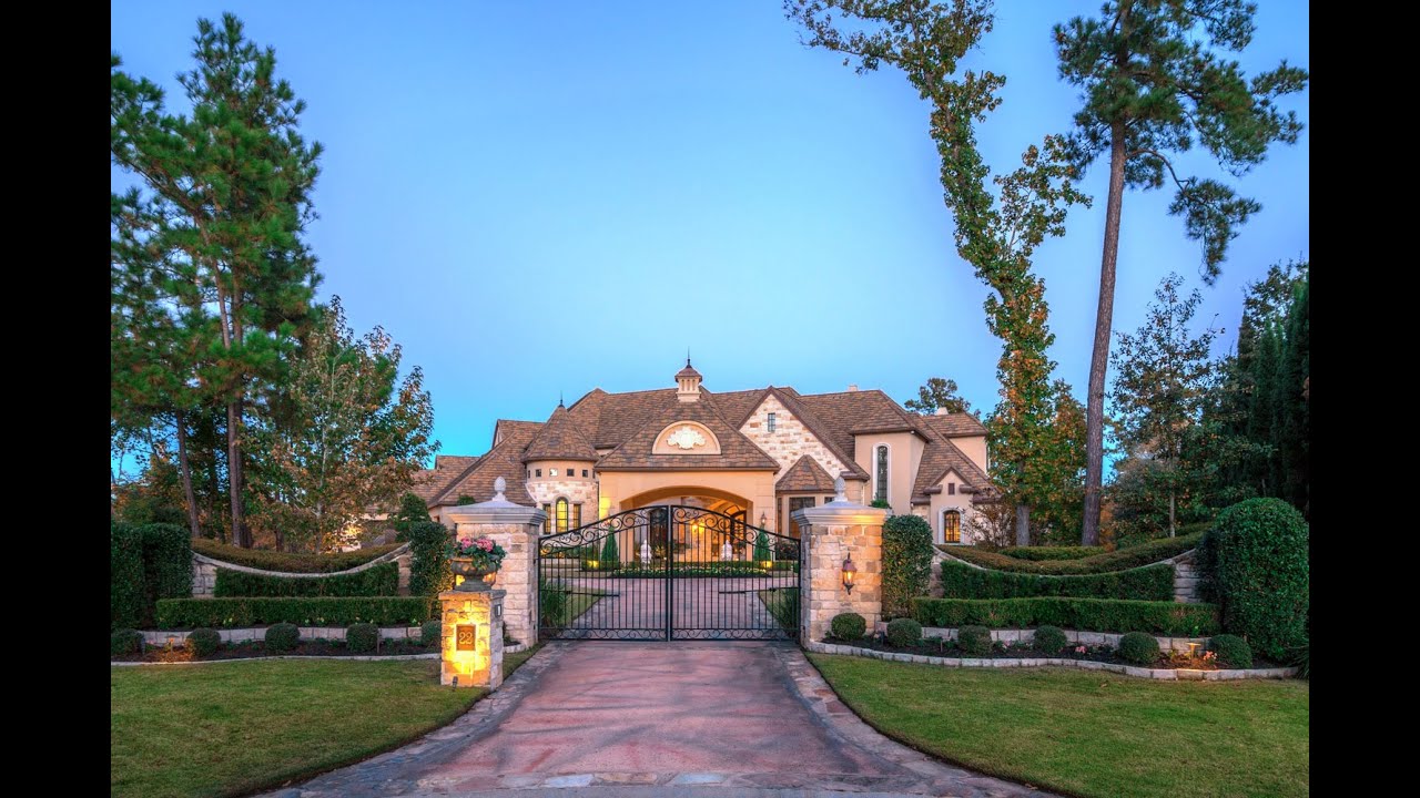 The Woodlands Houston Texas Mansion For Sale | 12,000 Sq Ft Golf Property