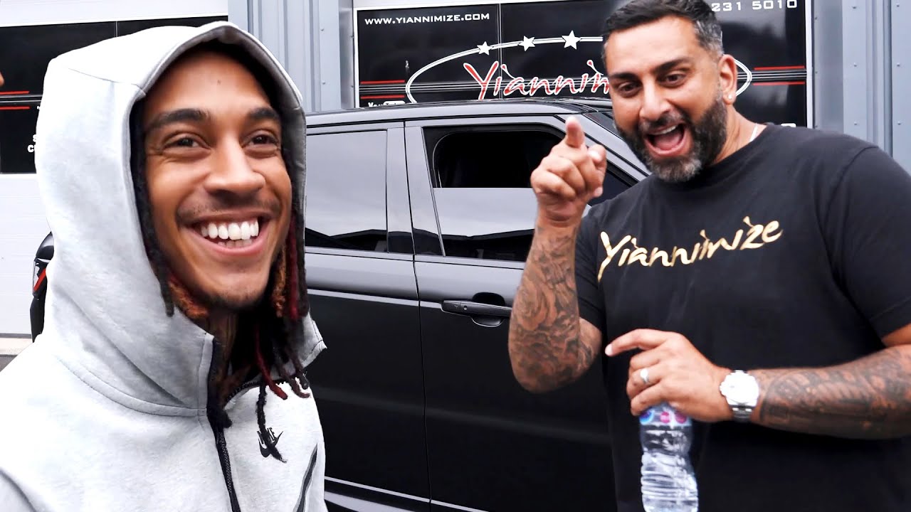 Rappers Young Adz, LB and Not3s Collect Their Secretly Wrapped Cars