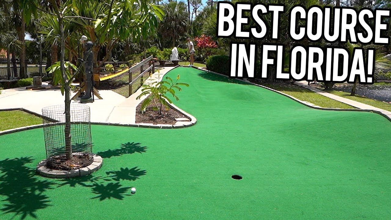 THE BEST MINI GOLF COURSE IN FLORIDA! – CRAZY AND UNIQUE HOLES!