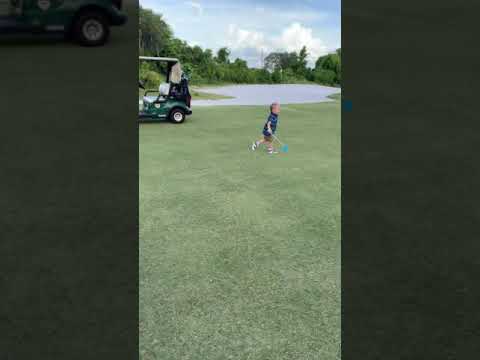 May 2020 – Jagger’s first time golfing with daddy! Swinging with dad!