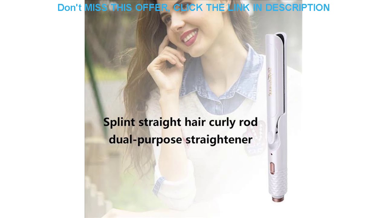 Slide Plywood Straight Hair Stick Hair Curler Dual Use Not Hurt Hair Portable Lightweight Dual Hair