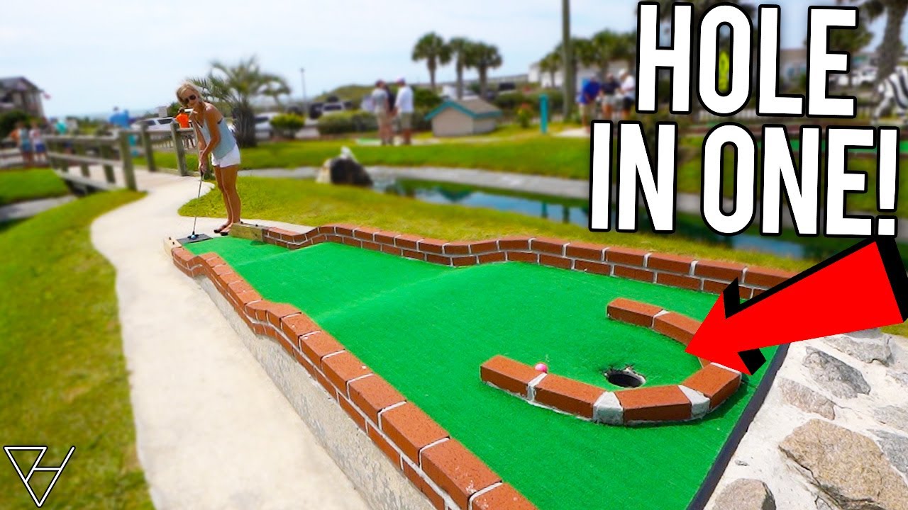 So Many Mini Golf Hole In Ones At This Awesome Course!