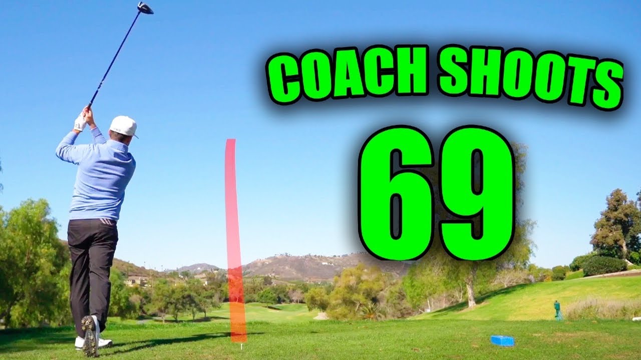 COACH SHOOTS UNDER PAR AT TWIN OAKS GOLF COURSE!