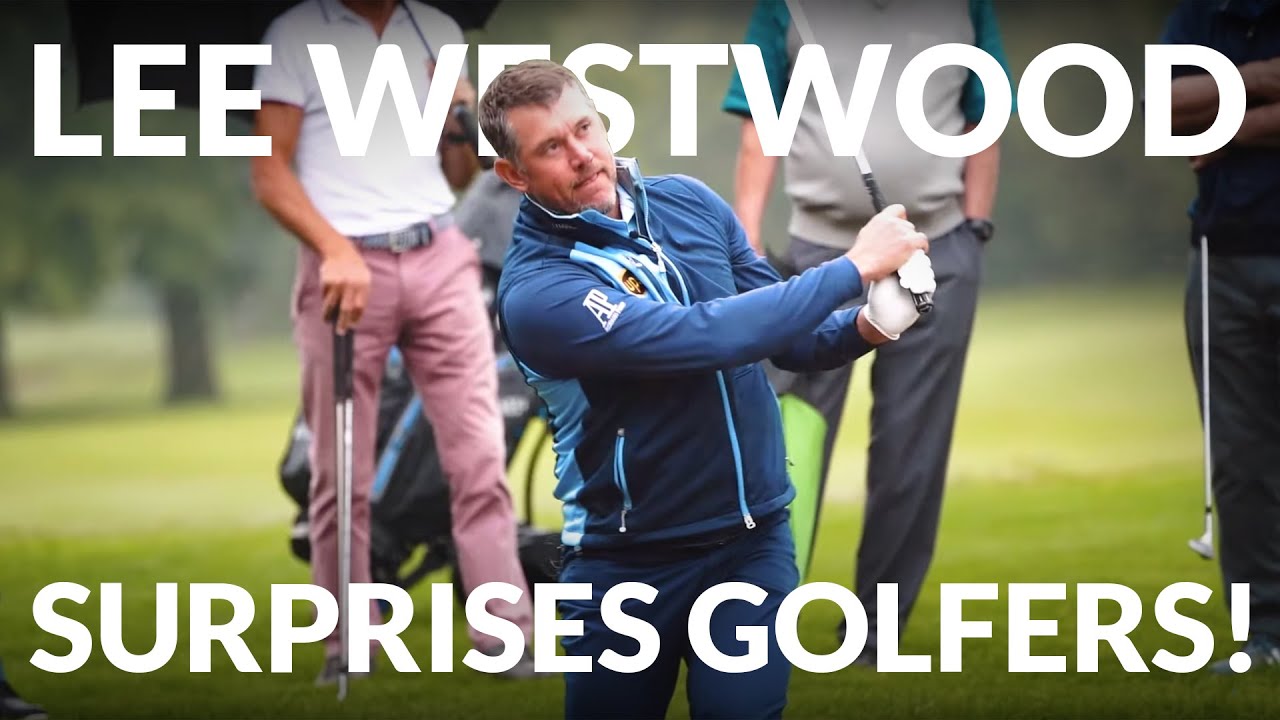 LEE WESTWOOD SURPRISES GOLFERS at CLOSE HOUSE: Ryder Cup star treats YGT Clients to Bunker Tips