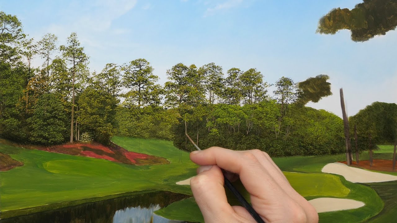 Golf Course Painting | Painting Lesson | Episode #162