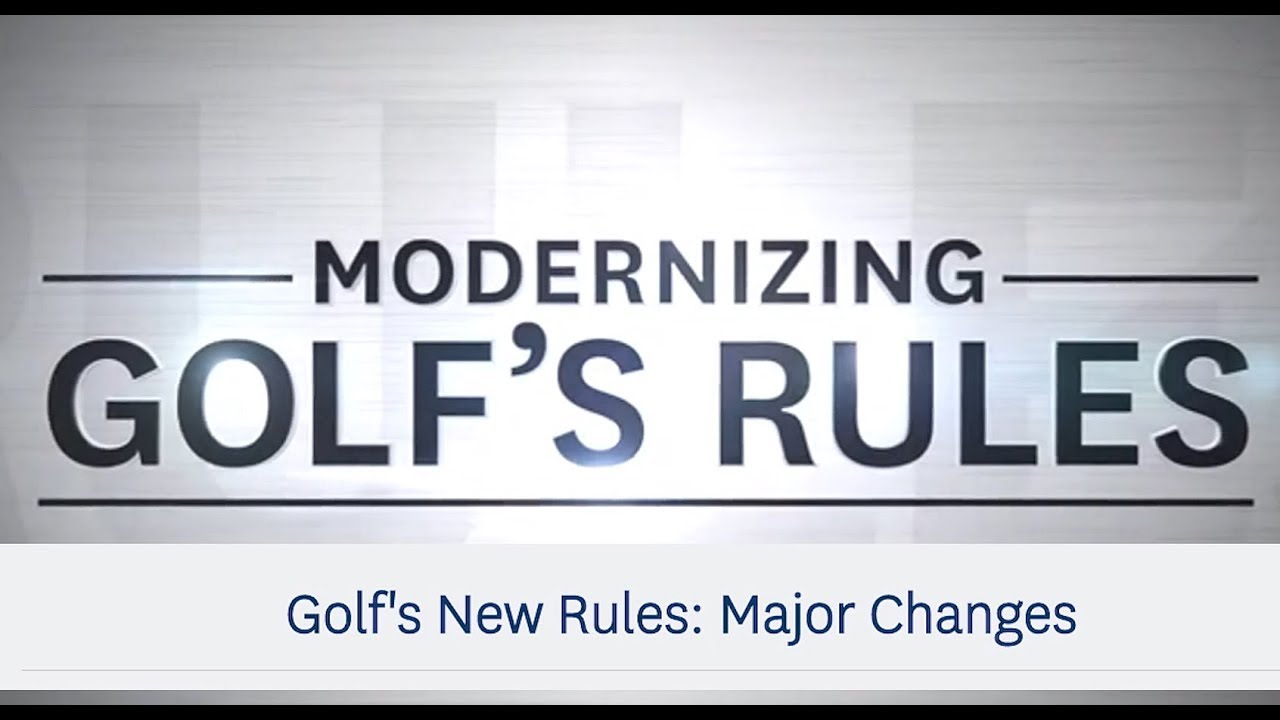 2019 USGA New Rules Compilation